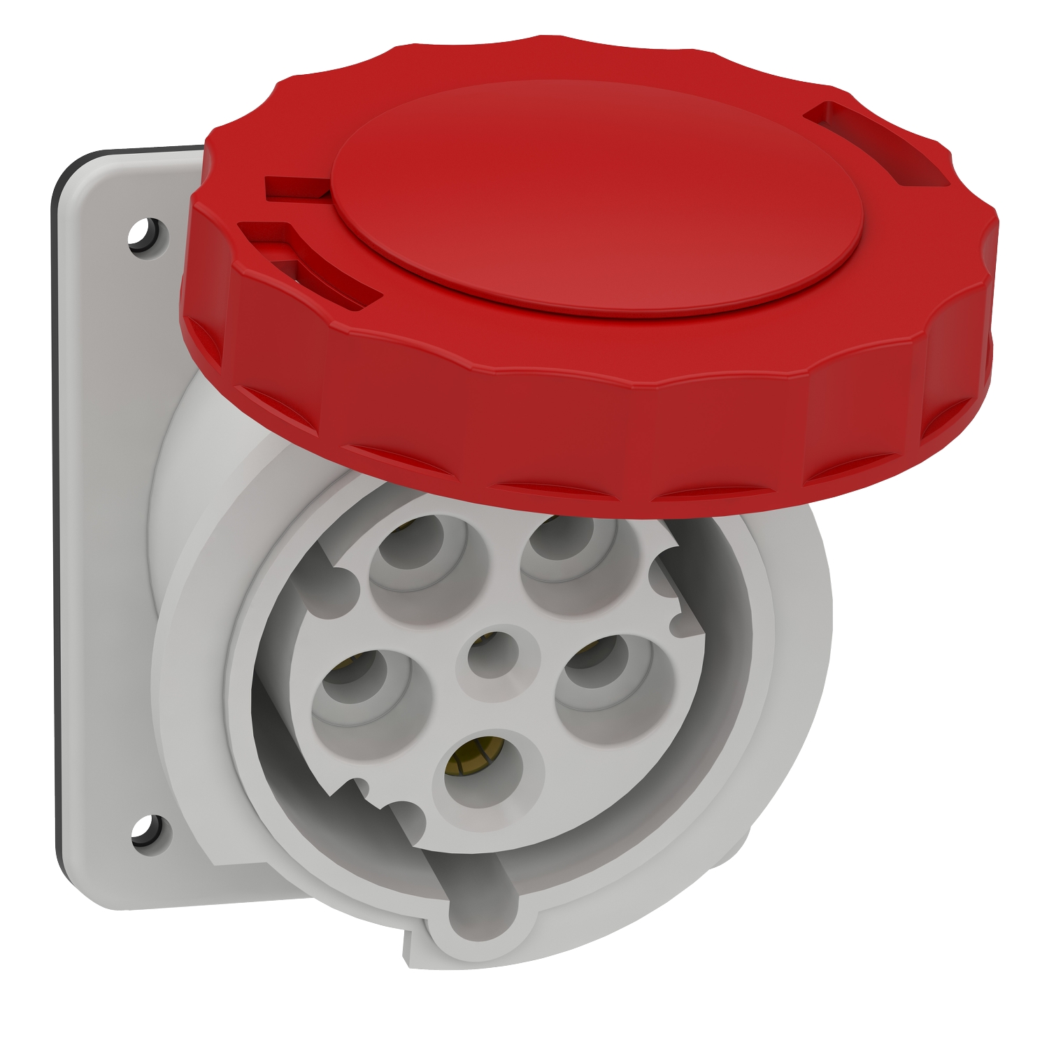 PratiKa industrial socket - 63 A - 3P + N + E - 380…415 V AC - IP67