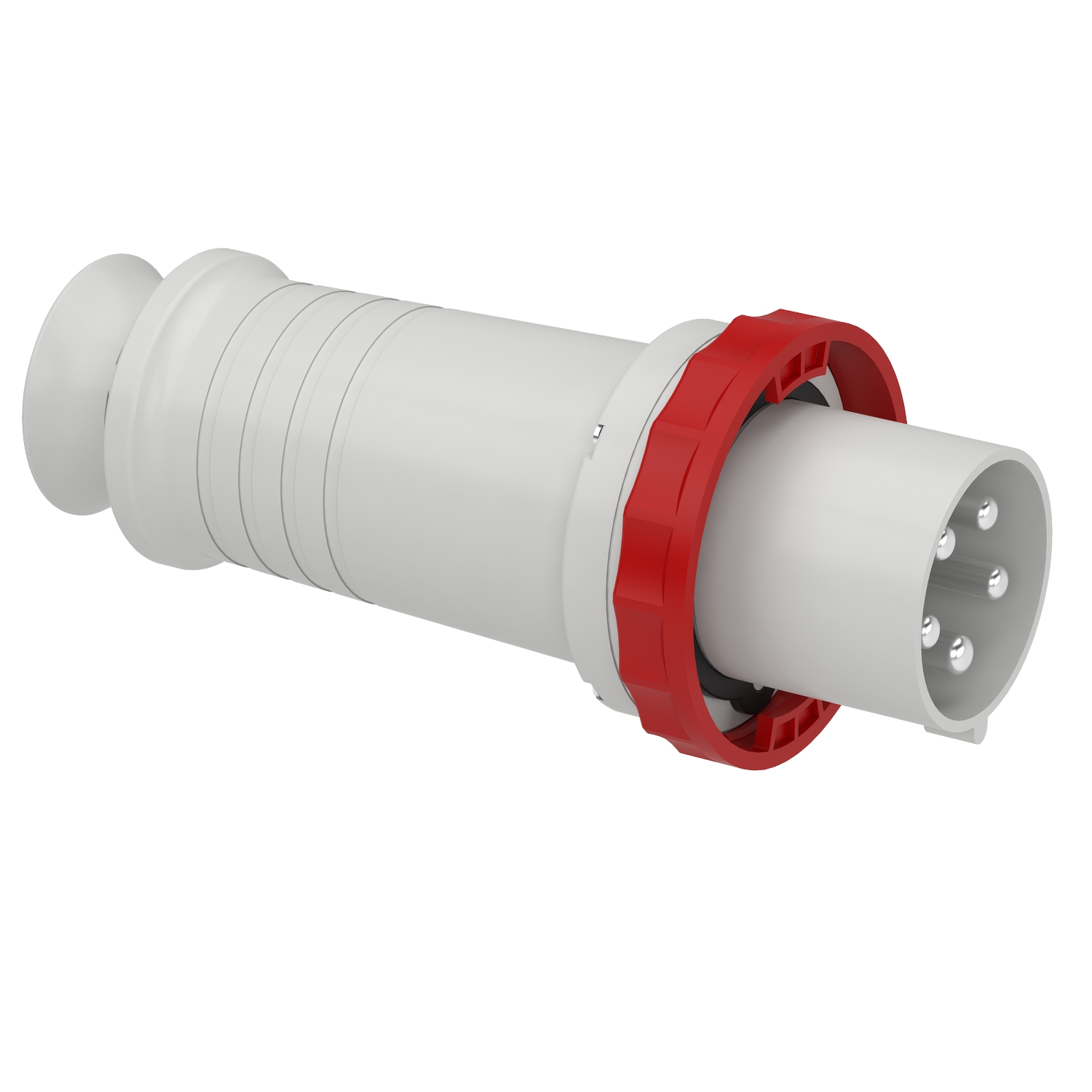 81395 – PratiKa wander plug - straight - 125 A - 3P + N + E - 380…415 V AC - IP67 | Schneider Electric