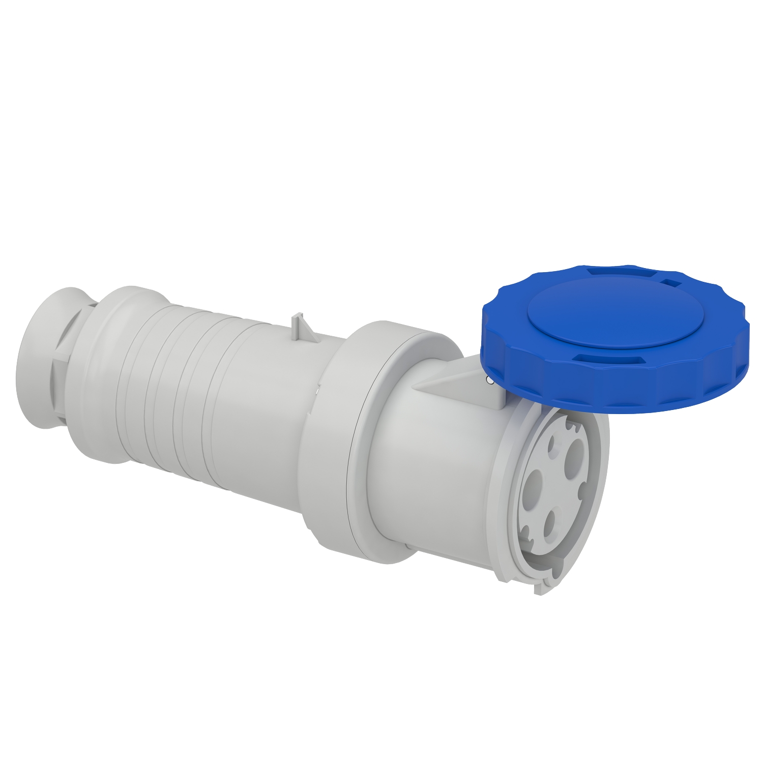 81478 – PratiKa wander socket - straight - 63 A - 2P + E - 200…250 V AC - IP67 | Schneider Electric