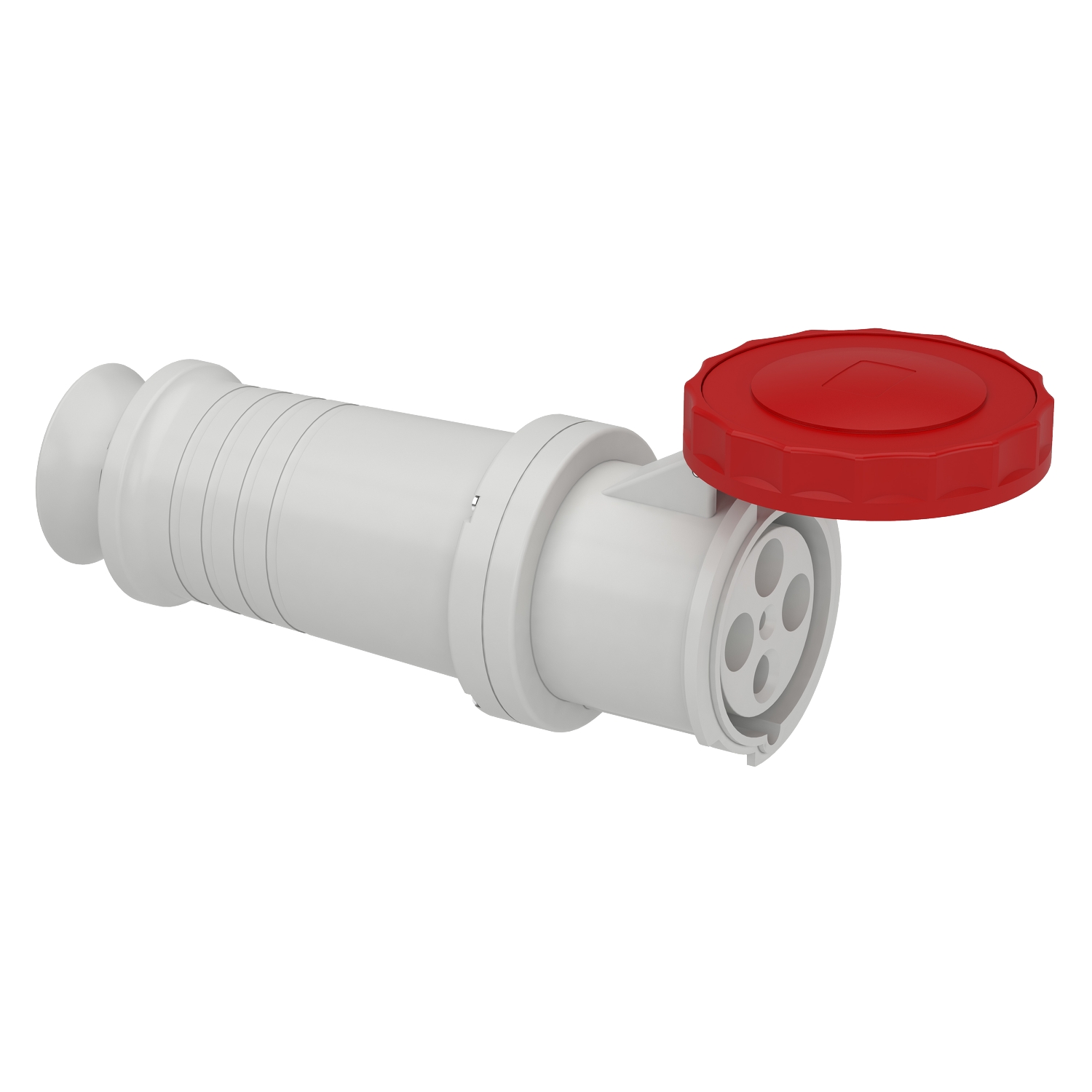 81494 – PratiKa wander socket - straight - 125 A - 3P + E - 380…415 V AC - IP67 | Schneider Electric