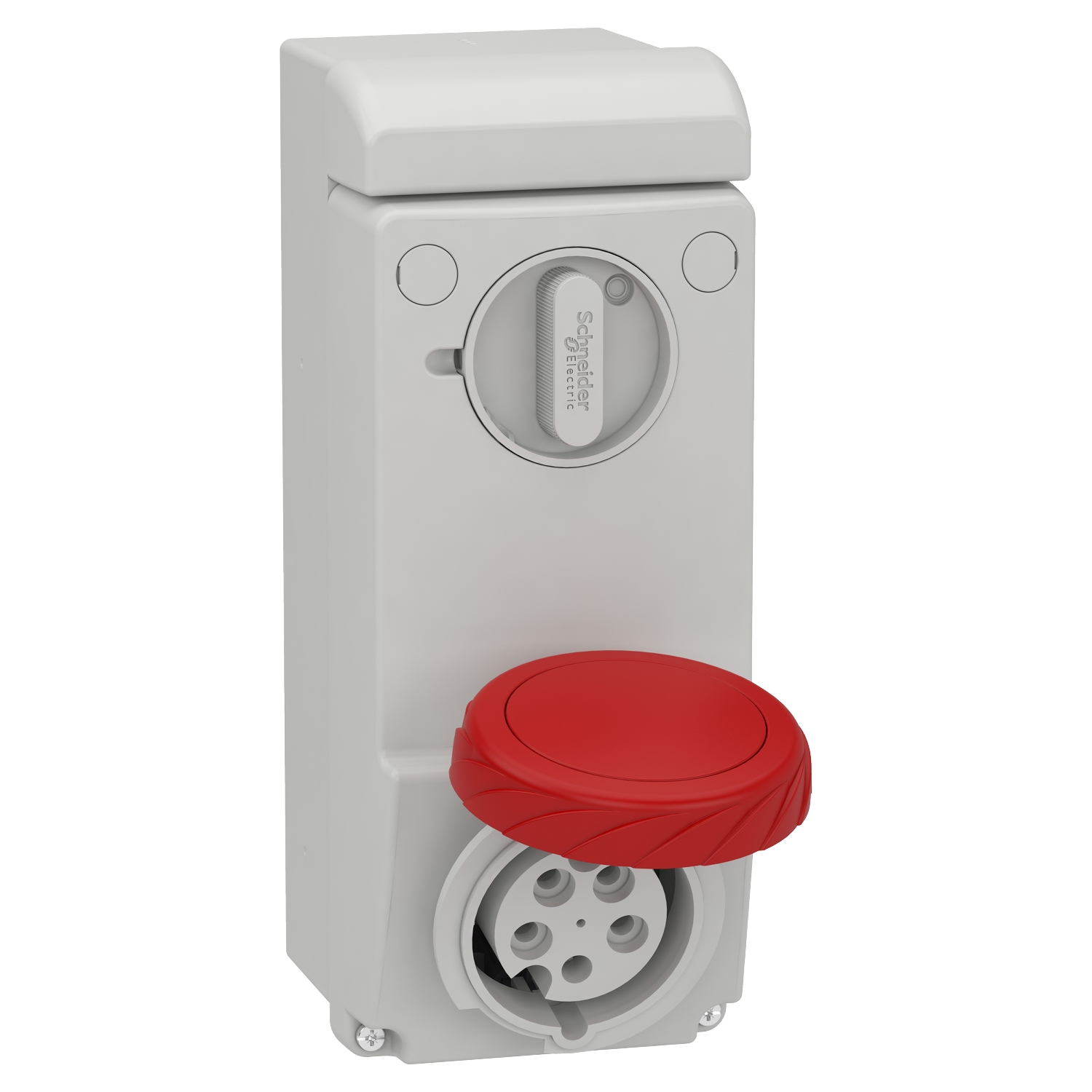 83086 – Unika interlocked socket - 16 A - 3P + N + E - 380…415 V AC - IP65 - wall | Schneider Electric
