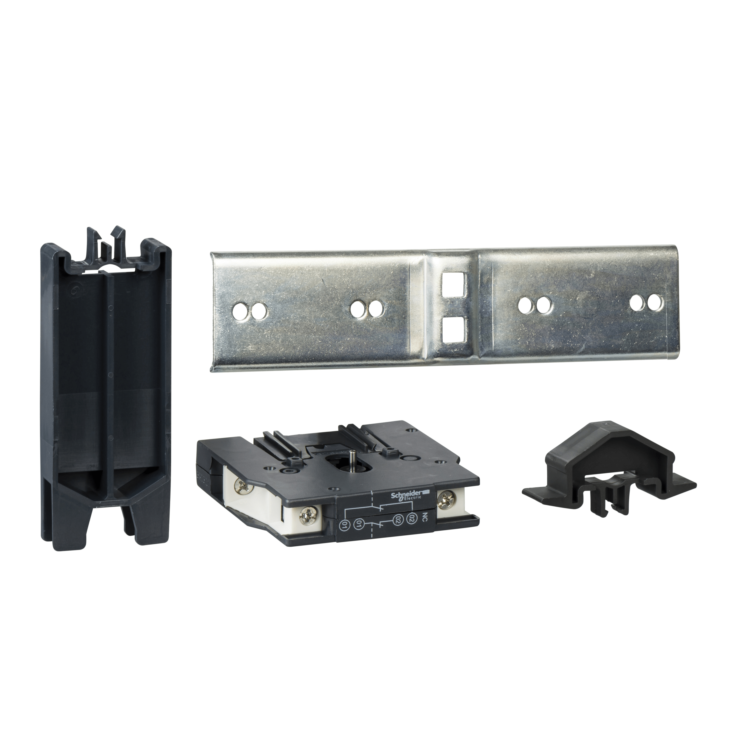 LA9D8002 - Mechanical and electrical interlock, TeSys D reversing & changeover, 2 contactors LC1/LP1D80-D95 DC coil Schneider Electric