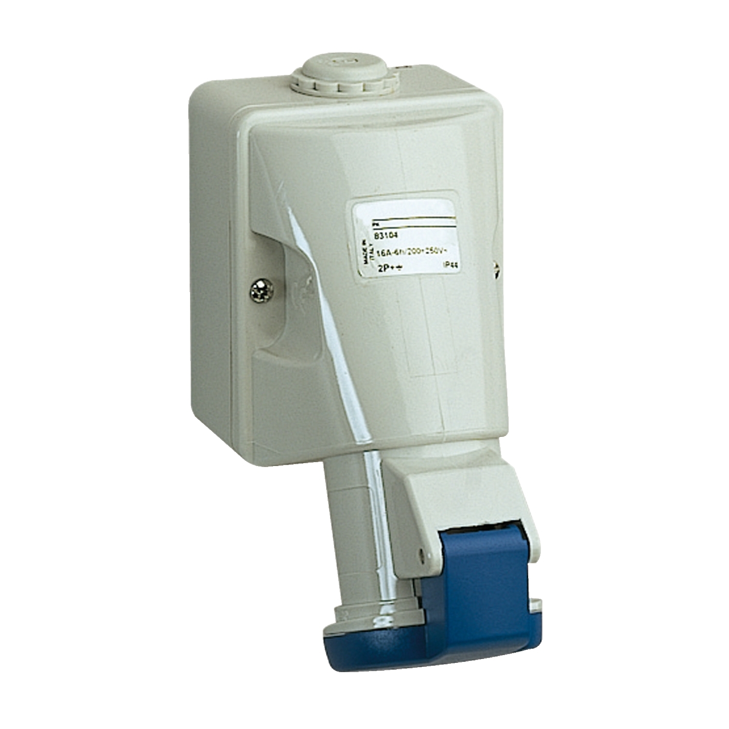 83106 – PratiKa industrial socket - 16 A - 3P + N + E - 200…250 V AC - IP44 | Schneider Electric