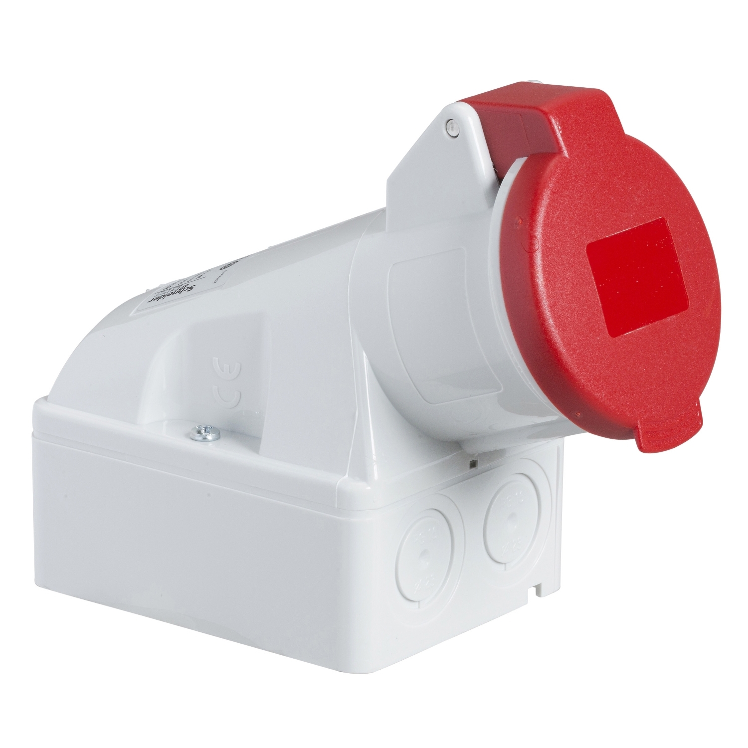 83108 – PratiKa industrial socket - 16 A - 3P + E - 380…415 V AC - IP44 | Schneider Electric
