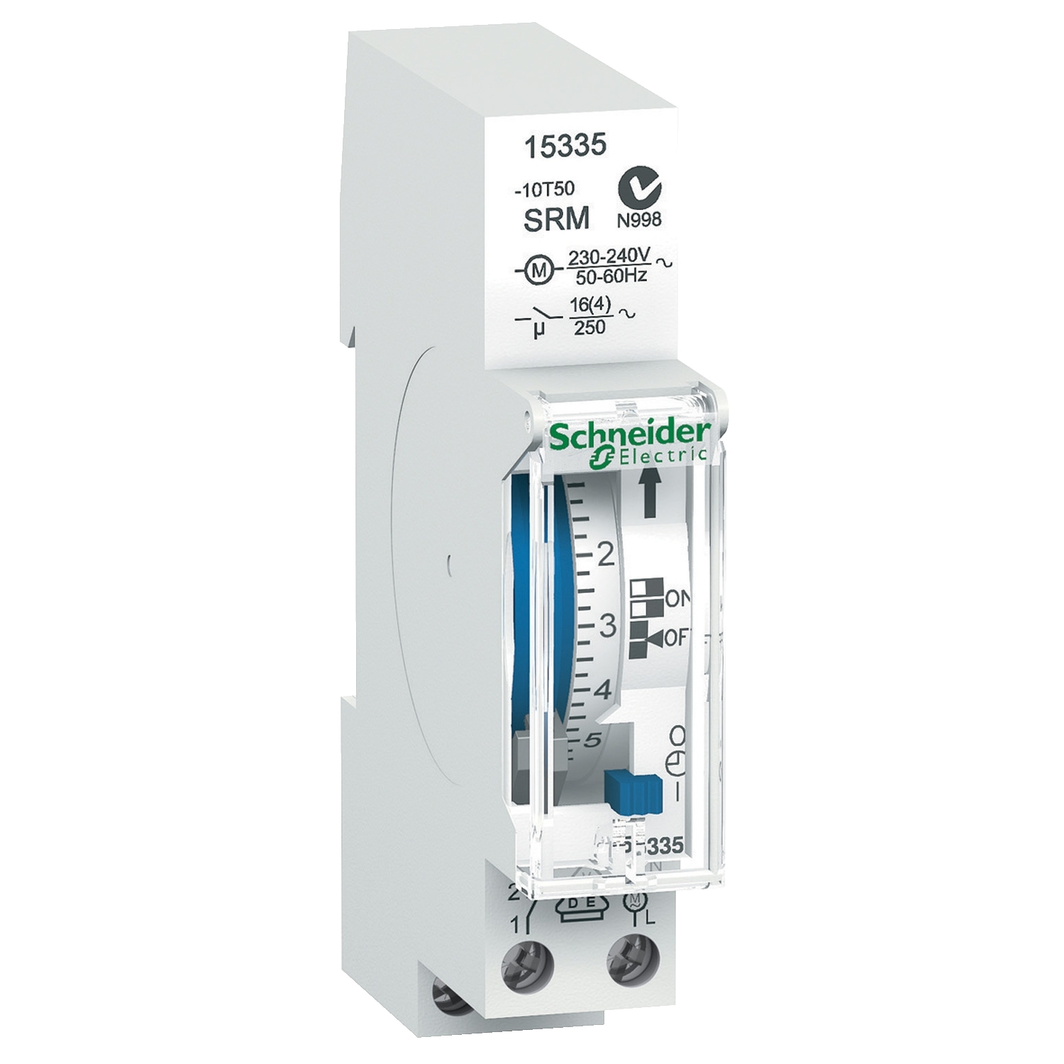 15335 – Acti9 - IH - mechanical time switch - 24 h - without memory | Schneider Electric