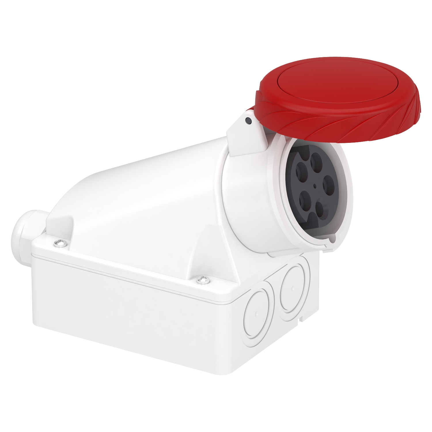 83159 – PratiKa industrial socket - 16 A - 3P + N + E - 380…415 V AC - IP67 | Schneider Electric