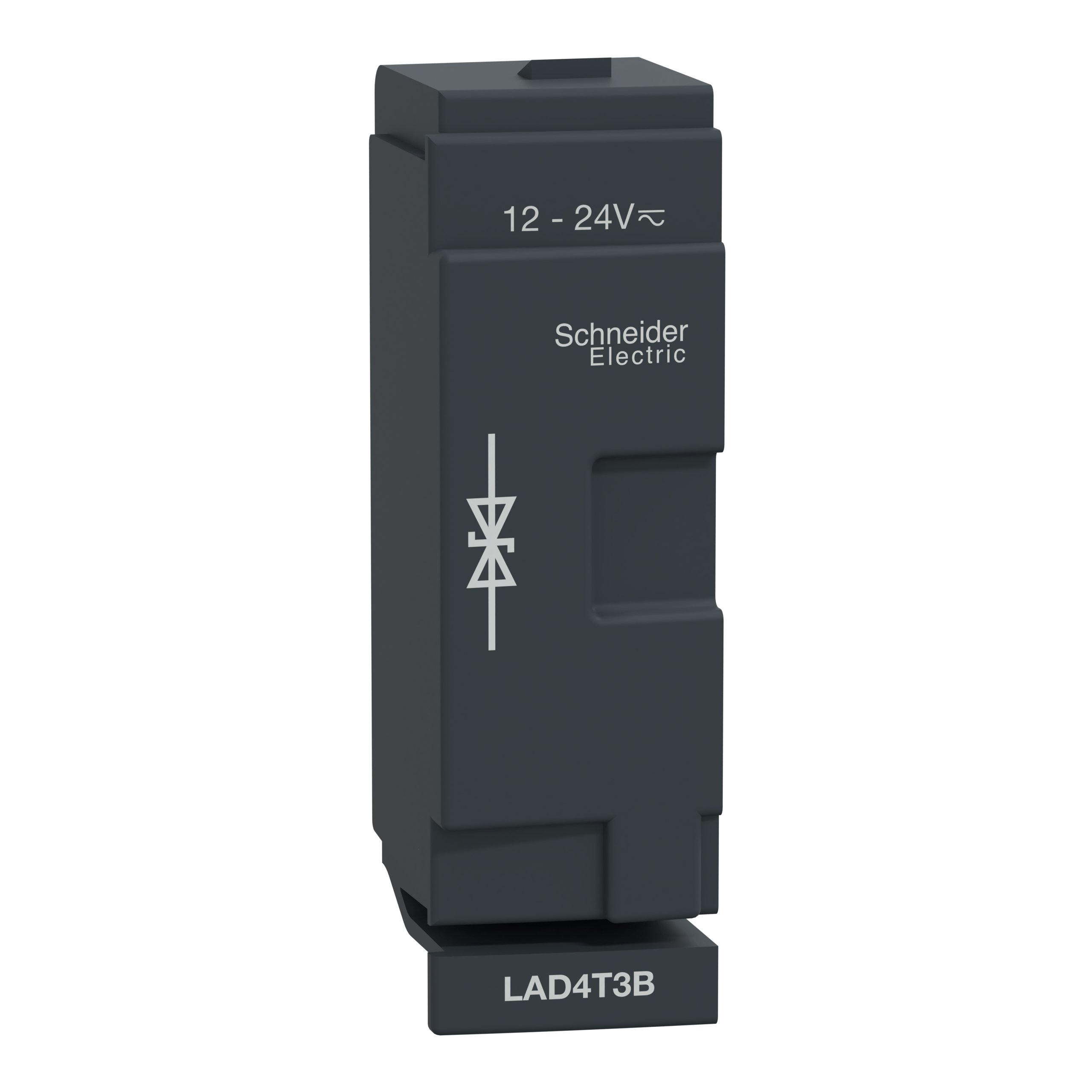 LAD4T3B – TeSys D - suppressor module - bidirectional peak limiting diode - 24 V AC/DC | Schneider Electric