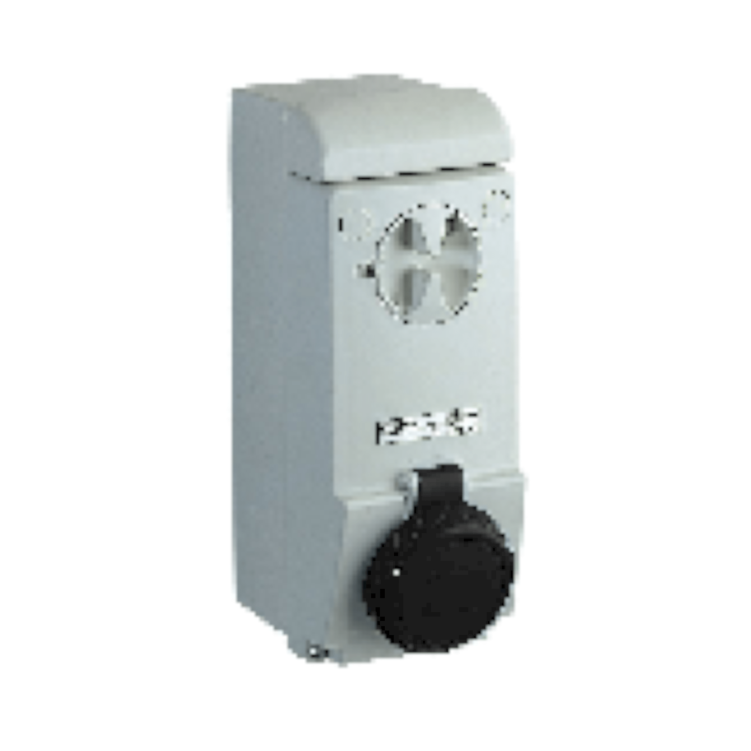 PKB63P544 - Unika interlocked socket - 63 A - 3P + E - 480...500 V AC - IP65 - wall Schneider Electric