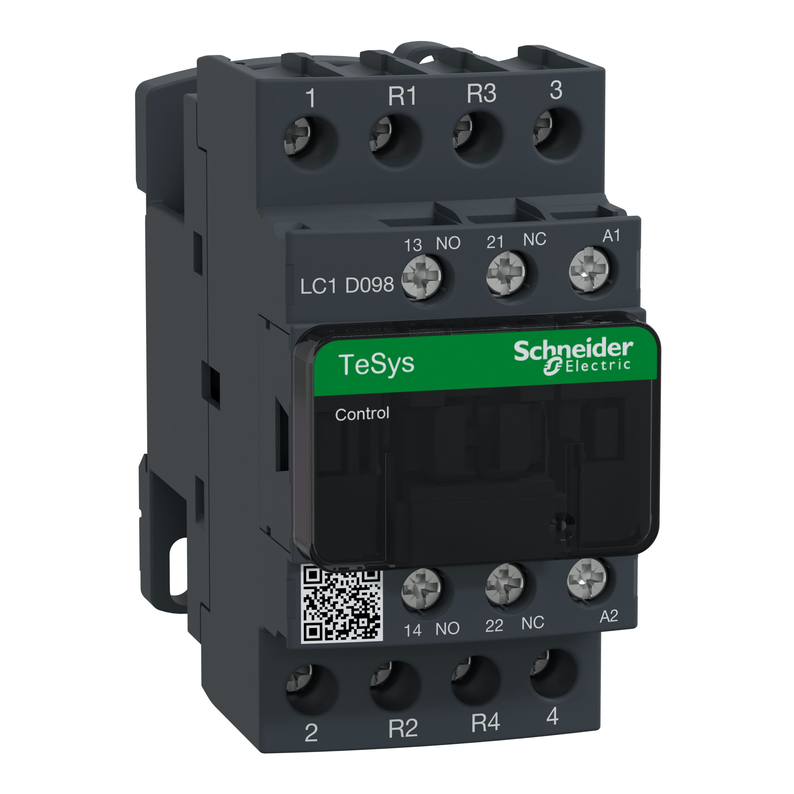 LC1D098E7 - TeSys D contactor - 4P(2 NO + 2 NC) - AC-1 - <= 440 V 20 A - 48 V AC coil Schneider Electric