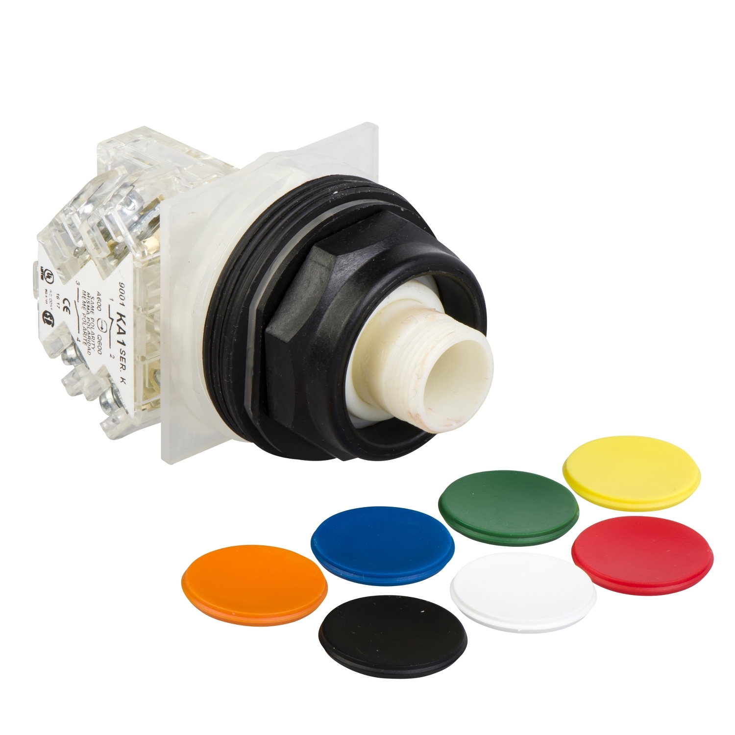 9001SKR2UH13 – PUSHBUTTON 600VAC 10AMP 30MM SK +OPTIONS | Schneider Electric