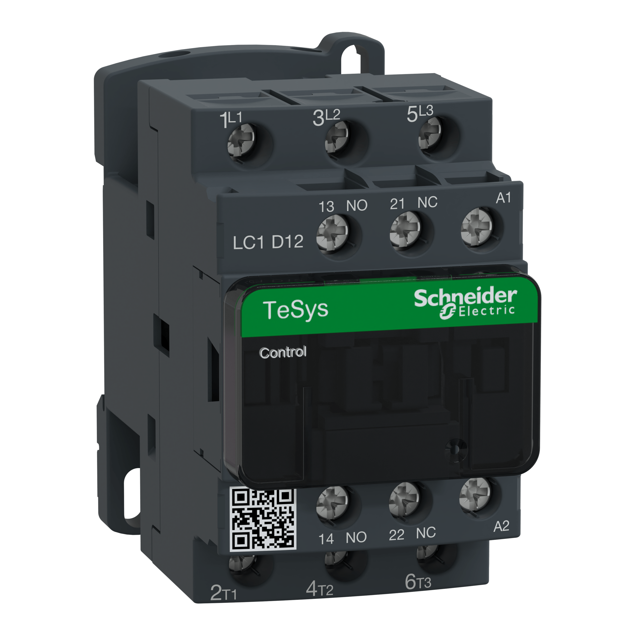 LC1D12B7 – TeSys D contactor, 3P(3 NO), AC-3, <= 440 V 12 A, 24 VAC coil | Schneider Electric