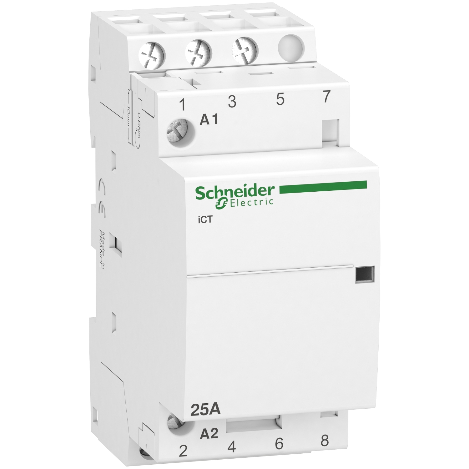 A9C20833 – Contactor iCT, 3 poles, 3 NO, 25 A, 220-240 VAC | Schneider Electric