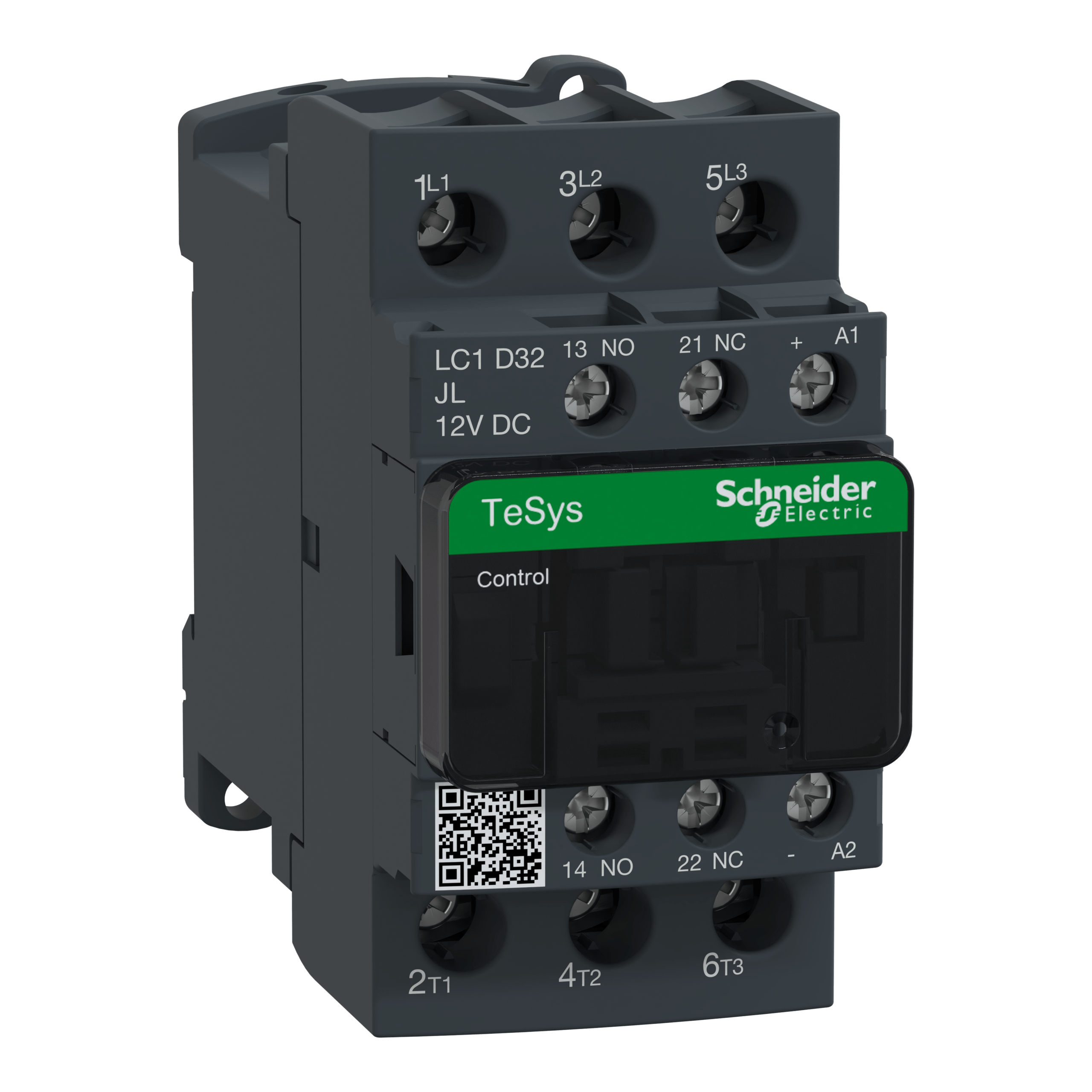 LC1D32JL – TeSys D contactor - 3P(3 NO) - AC-3 - <= 440 V 32 A - 12 V DC coil | Schneider Electric