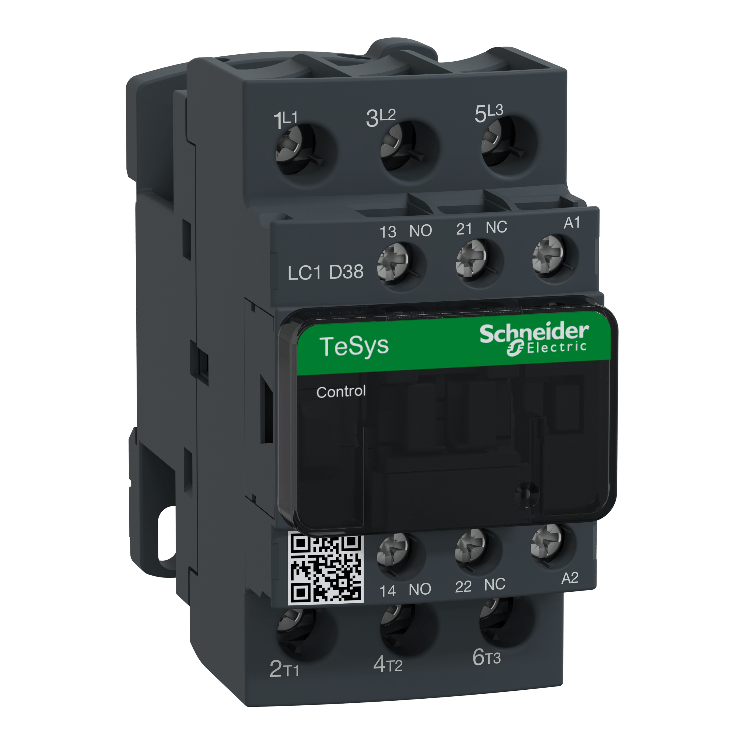 LC1D38B7 - TeSys D contactor - 3P(3 NO) - AC-3 - <= 440 V 38 A - 24 V AC 50/60 Hz coil Schneider Electric