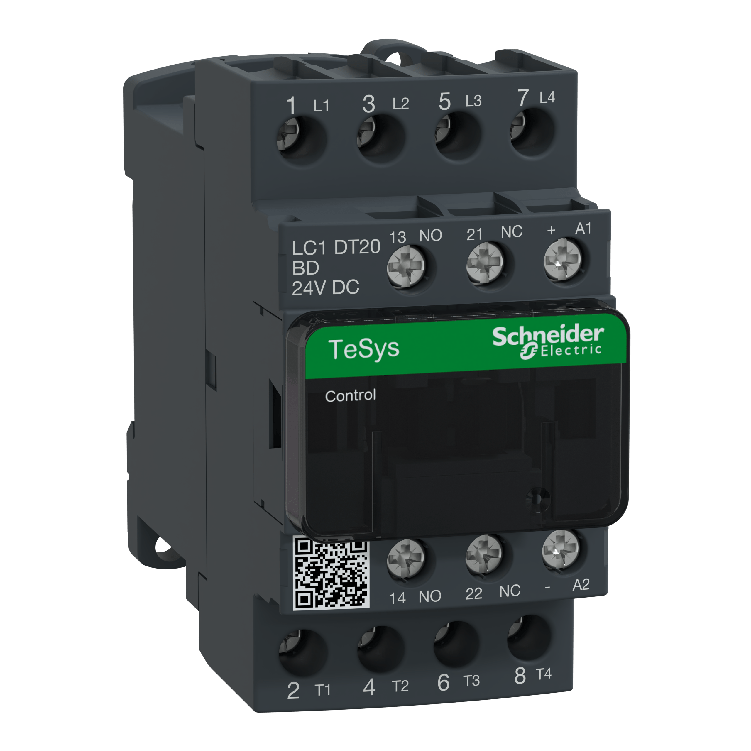 LC1DT20BD – TeSys D contactor - 4P(4 NO) - AC-1 - <= 440 V 20 A - 24 V DC standard coil | Schneider Electric