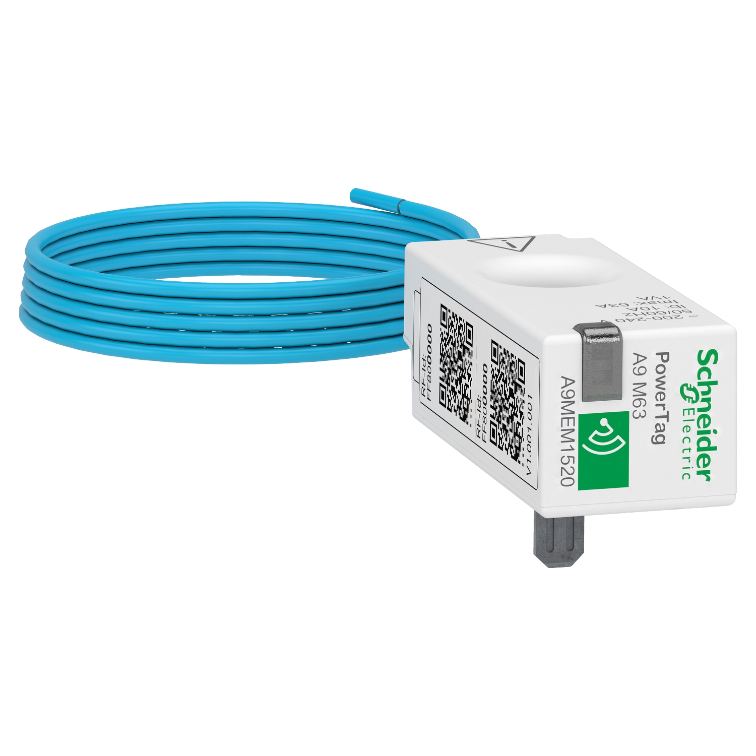 A9MEM1520 – Energy sensor, PowerTag Monoconnect 63A 1P+Wire top and bottom position | Schneider Electric